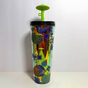 Starbucks Halloween 2024 UFO Pumpkin 24 oz Glow in the Dark Tumbler Fall New